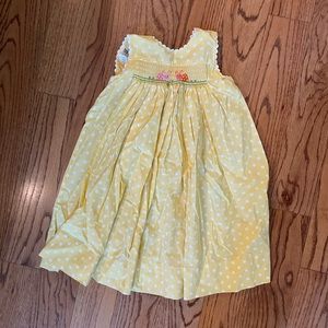 Girls’ smocked summer dress